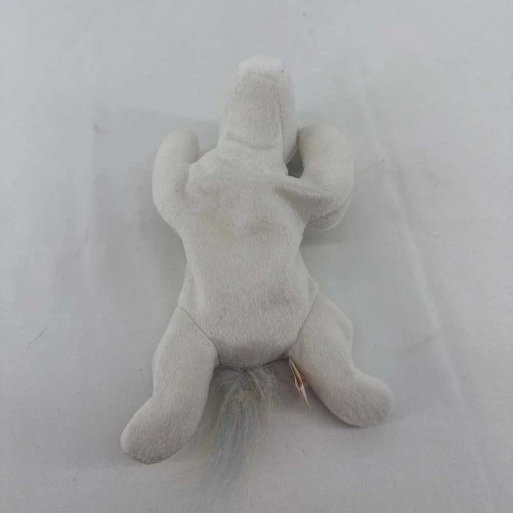 Ty Beanie Baby Mystic 1993 (5-21-1994) P.E. Pellets Plush Stuffed Animal Unicorn